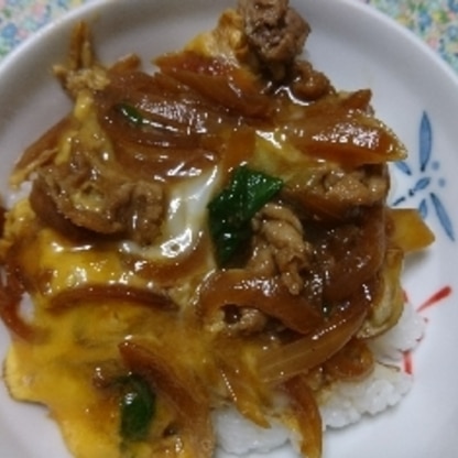 親子丼より豚肉が好きなのでとっても美味しかったです。